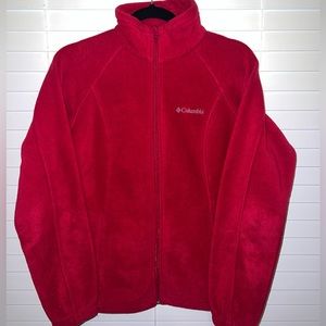 Columbia Full Zip Jacket - Redish Pink Color